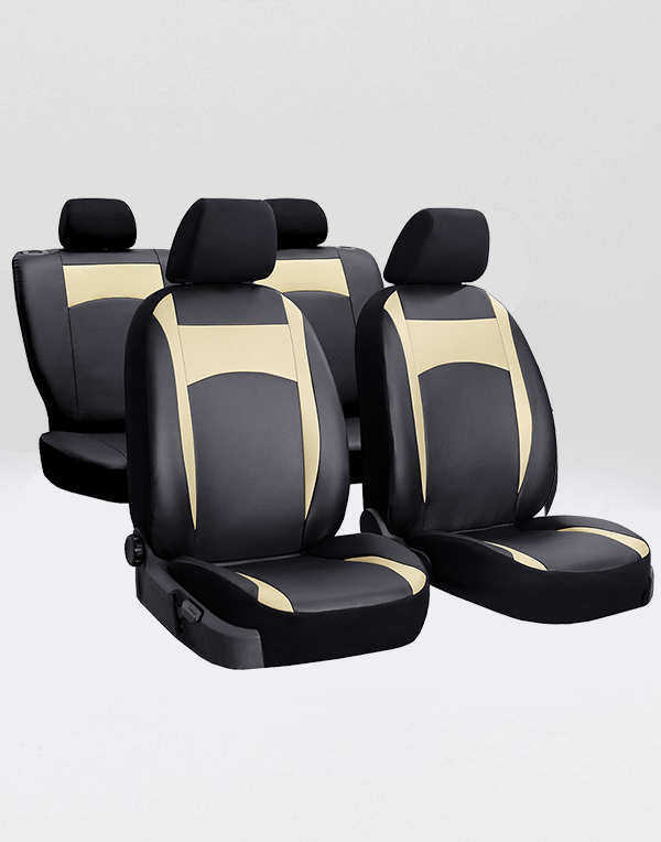 Універсальні авточохли для KIA Picanto (III) Кіа Піканто з екошкіри Design комплект